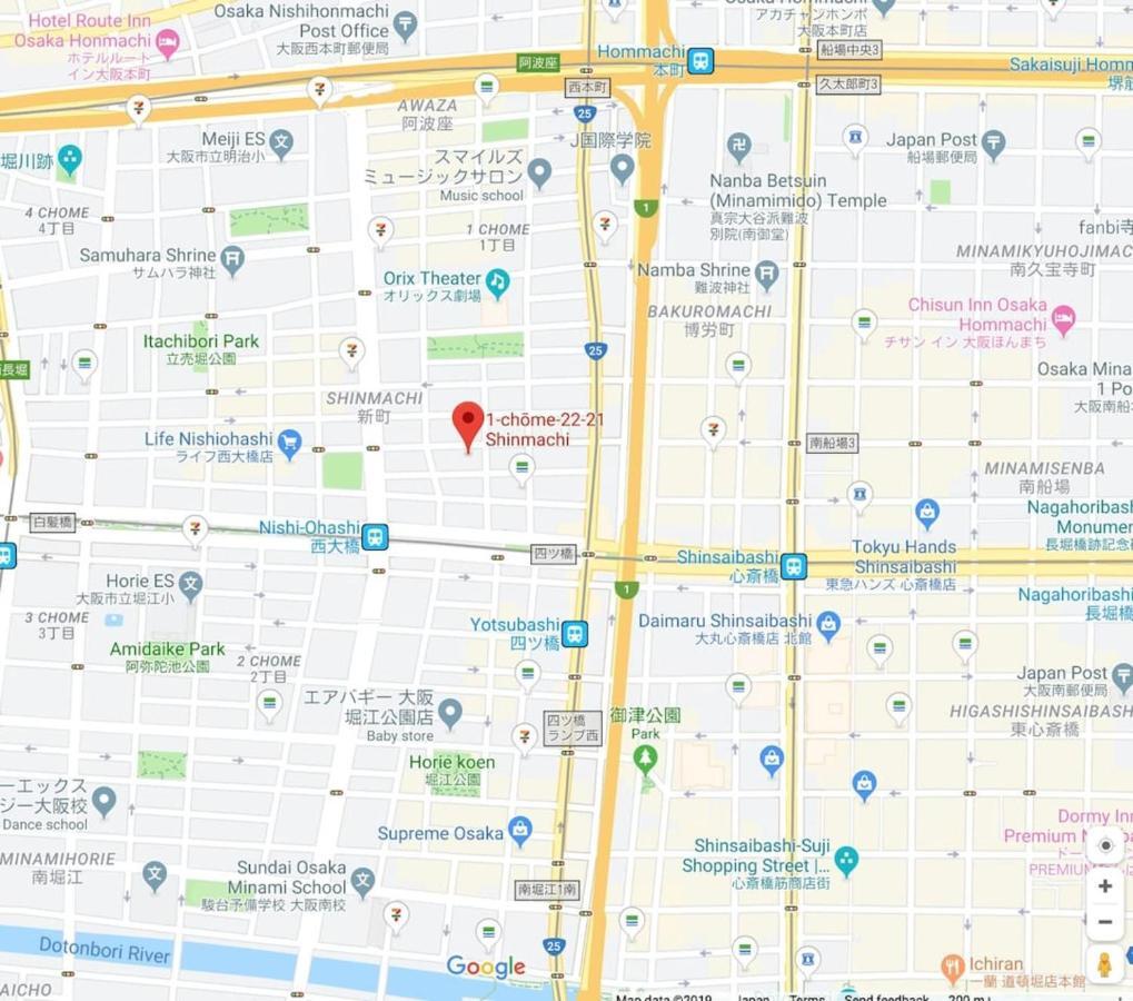 Es41 Elizabeth Garden Shinmachi Leilighet Ōsaka Eksteriør bilde